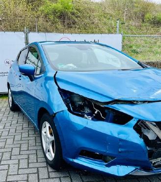 damaged passenger cars Nissan Micra TEKNA 2021/6
