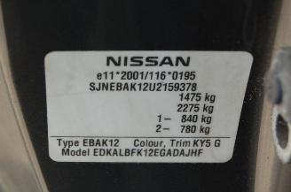 Nissan Micra K12 Grijs KY5 Sloop Onderdelen Deur Achterklep picture 14